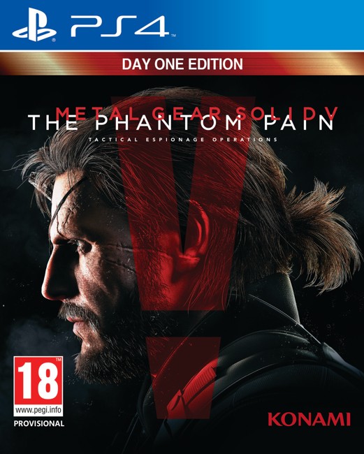 Metal Gear Solid V (5): The Phantom Pain - Day One Edition with Steel Case
