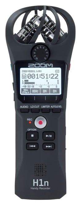 Zoom - H1n Handy Recorder - Professionel Håndholdt Optager