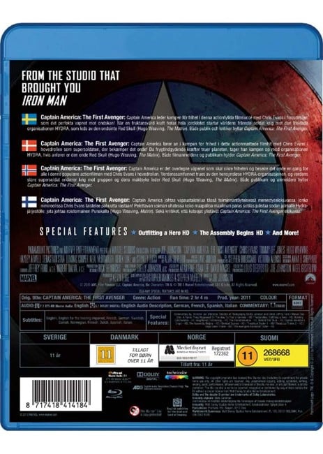 Captain America: The First Avenger (Blu-Ray)