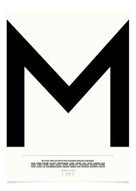 Kortkartellet - M - Plakat 50 x 70 cm