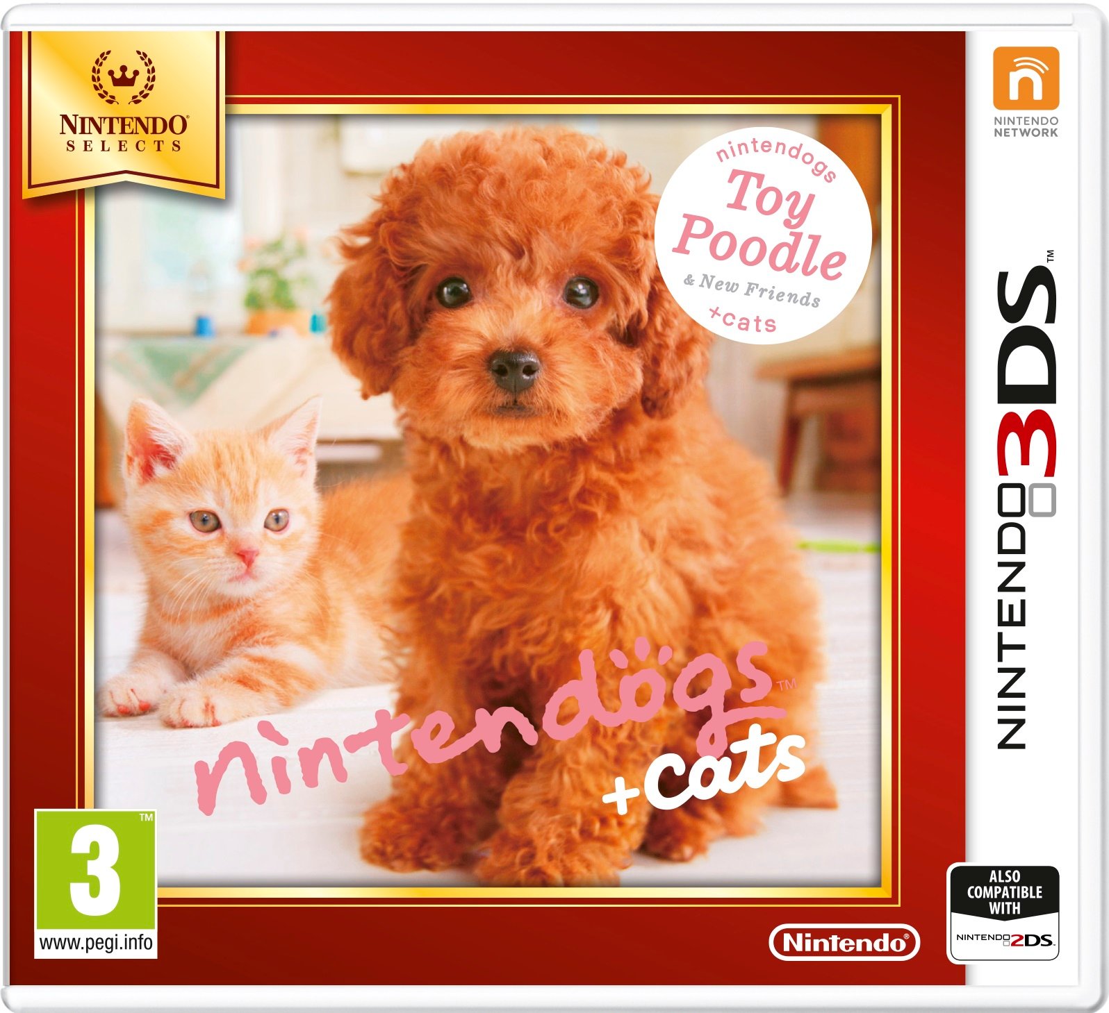 Nintendogs and Cats 3D: Toy Poodle (Select) - Videospill og konsoller