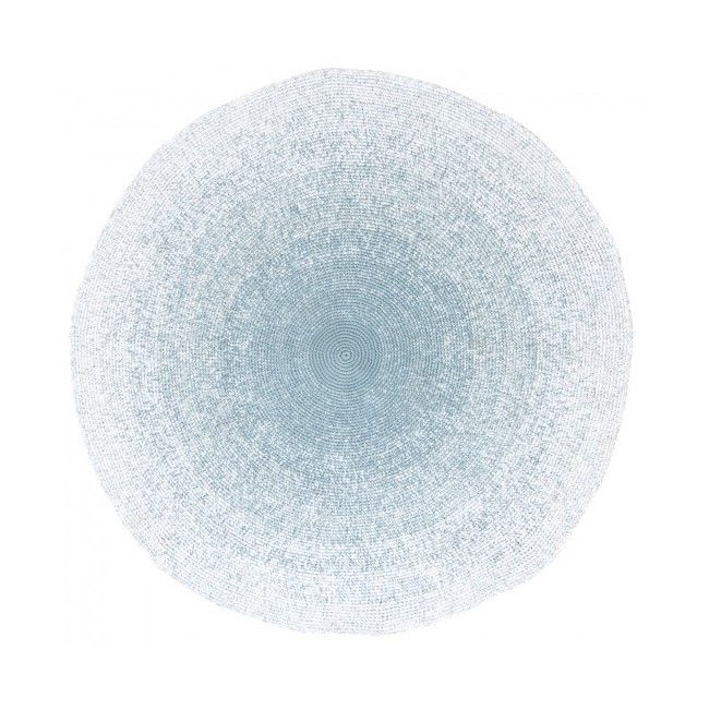 Sebra - Hæklet gulvtæppe - Gradient, dreng - Blå (4003101)