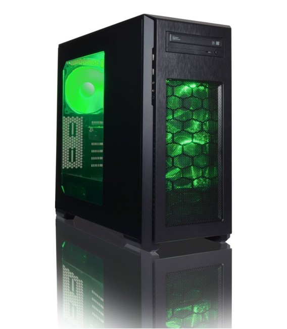 Admi gaming pc: amd fx-8350 4.0ghz eight core cpu, nvidia gtx 1050 ti 4gb ddr5 graphics card, 8gb 1600mhz ddr3 ram, 1tb hdd, 24x dvdrw drive, bronze rated psu, pro green led gaming pc case, with windows 10