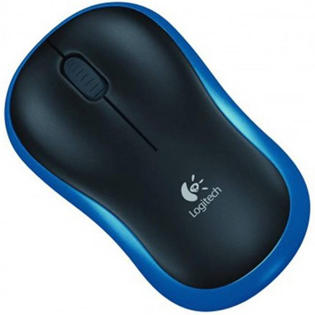 Logitech M185 Wireless Mouse With Tiny USB Nano Receiver - Blue/Black (MILOG-910002236 )