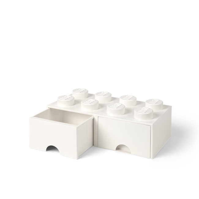 Room Copenhagen - LEGO Brick Skuffekasse 8 - Hvid