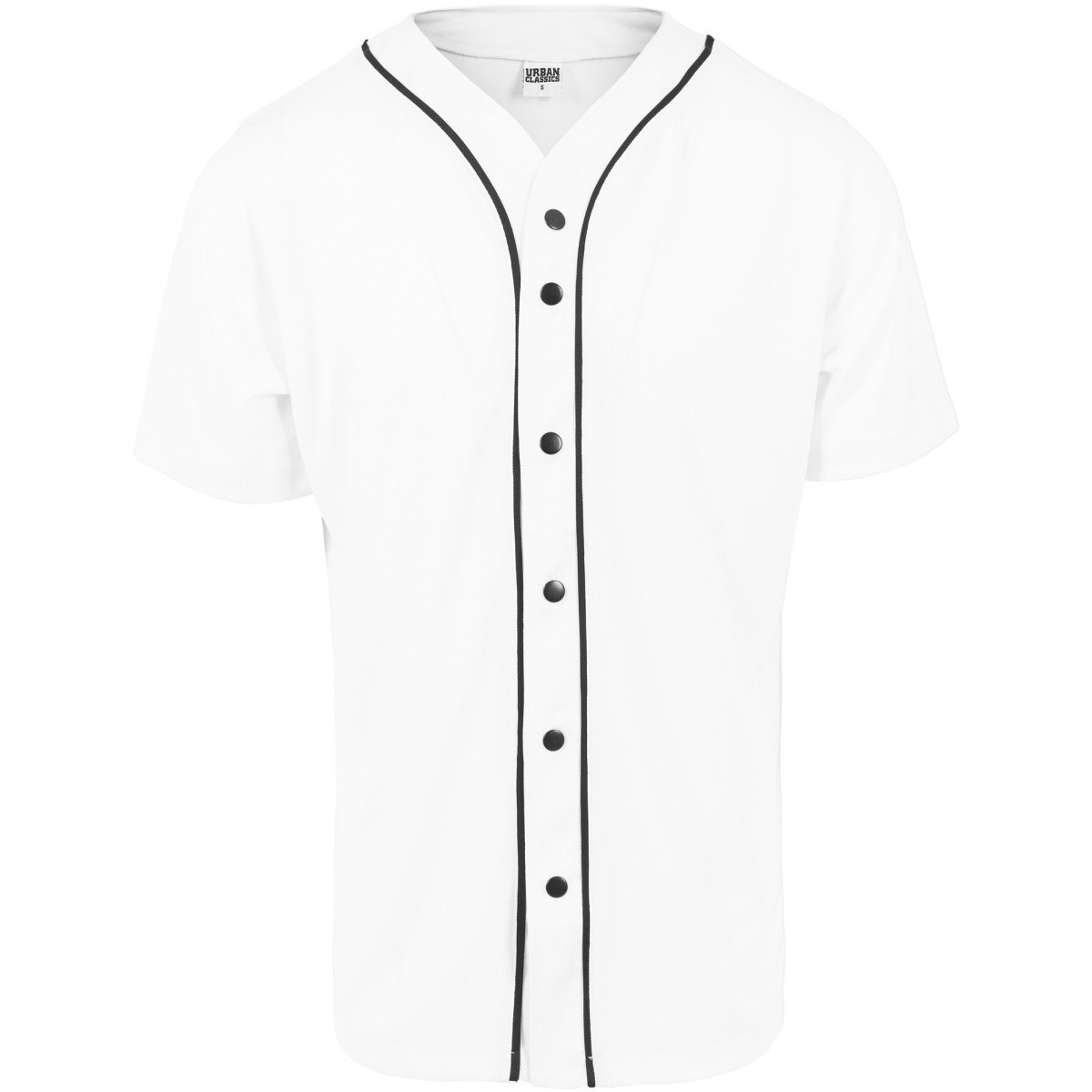 Buy Urban Classics MESH BASEBALL Shirt white