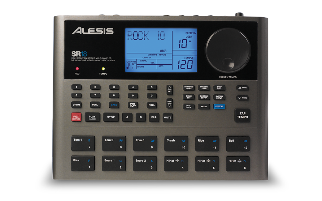 Alesis - SR18 - Digital Tromme Maskine