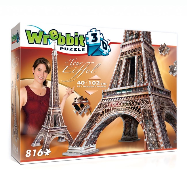 Wrebbit 3D Puzzle - The Eiffel Tower (40970028)