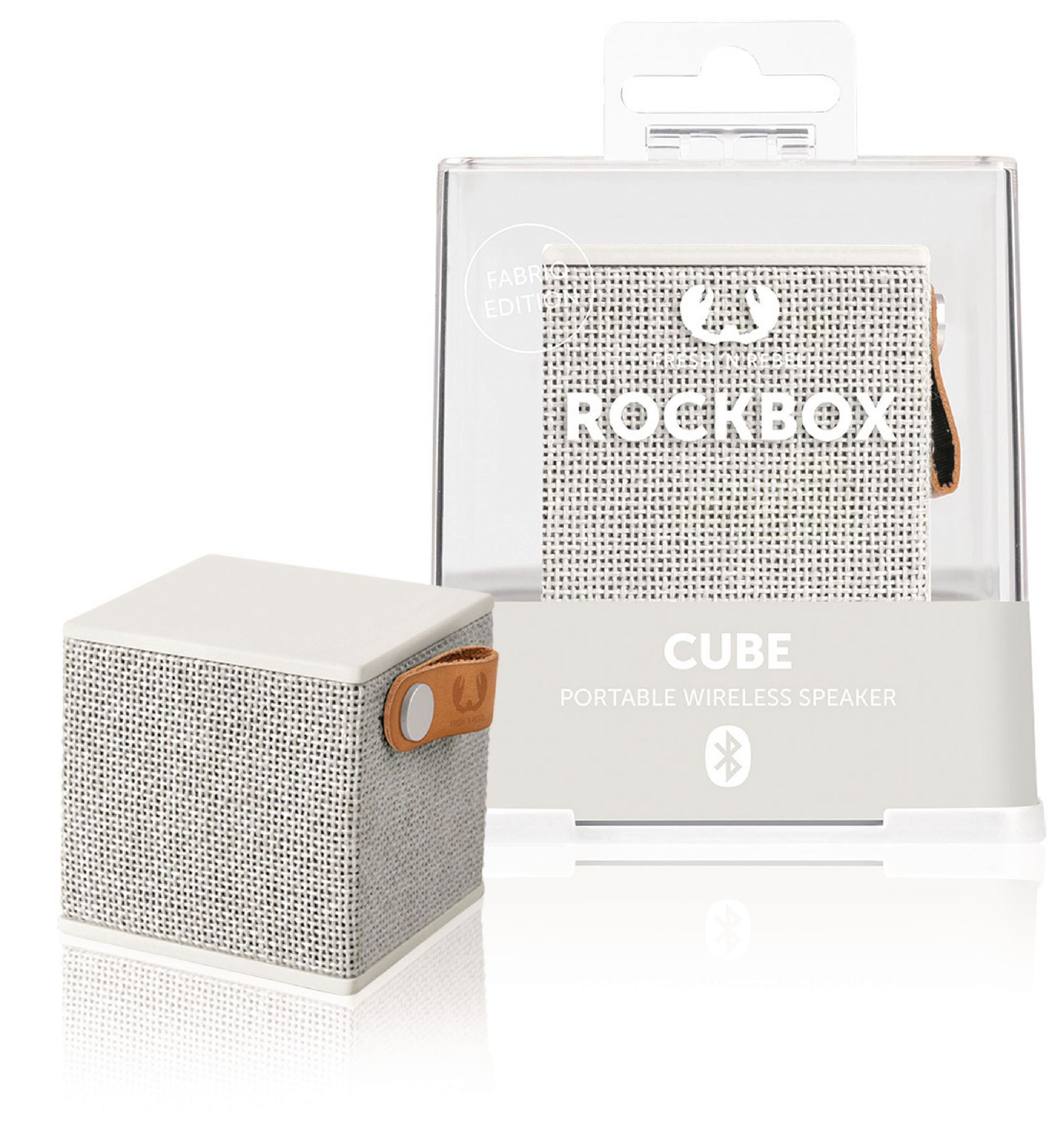 Fresh 'n Rebel Rockbox Cube Fabriq Edition Wireless Bluetooth Pocket Speaker