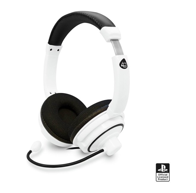 4Gamers PRO4-40 Stereo Gaming Headset White