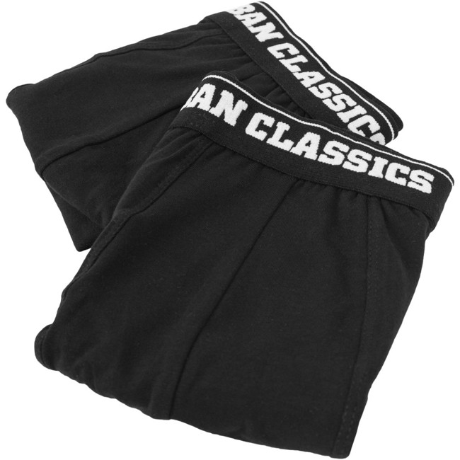 Urban Classics - Boxer Shorts 2-pack black - XL