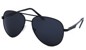 Sunglasses Pilot polarized - Large Black smoke ink case thumbnail-1