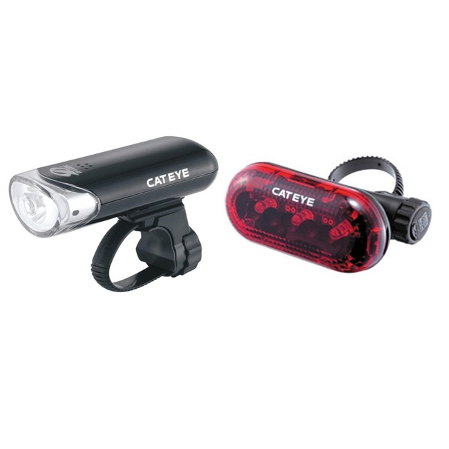 CatEye EL130/TL135 Omni 3 Cycling Lights and Reflectors - Black