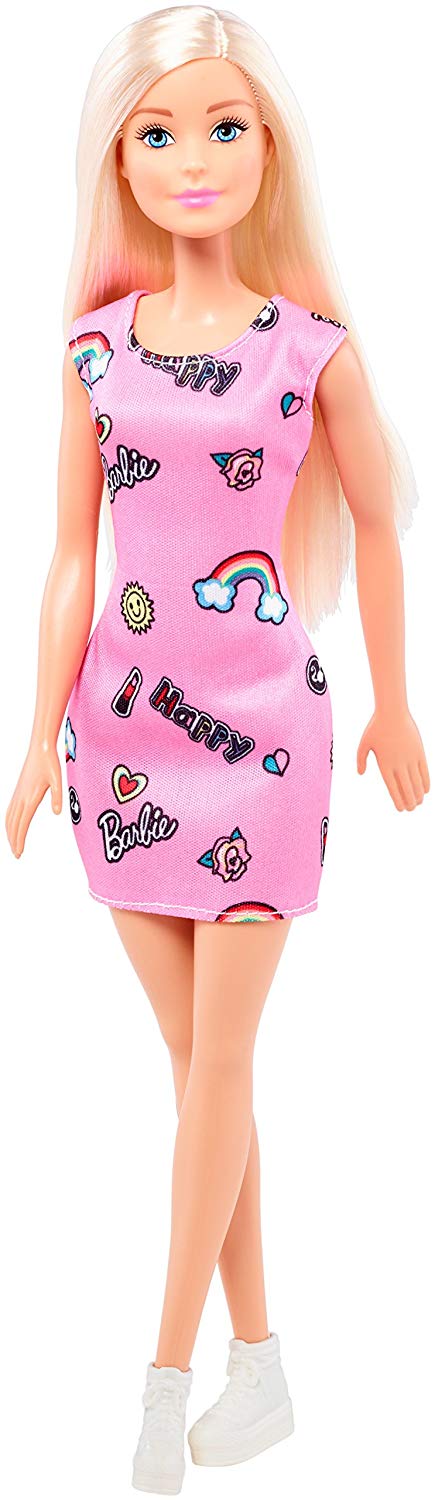 Osta Barbie Basic Doll Pink Dress Fjf13