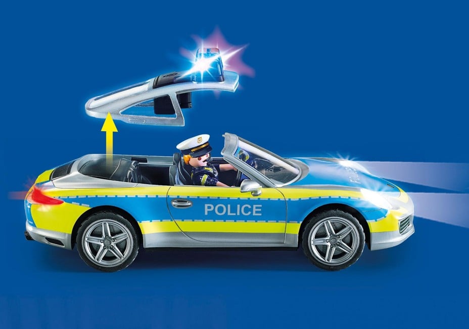 Playmobil - Porsche 911 Carrera 4S Police - White (70066)