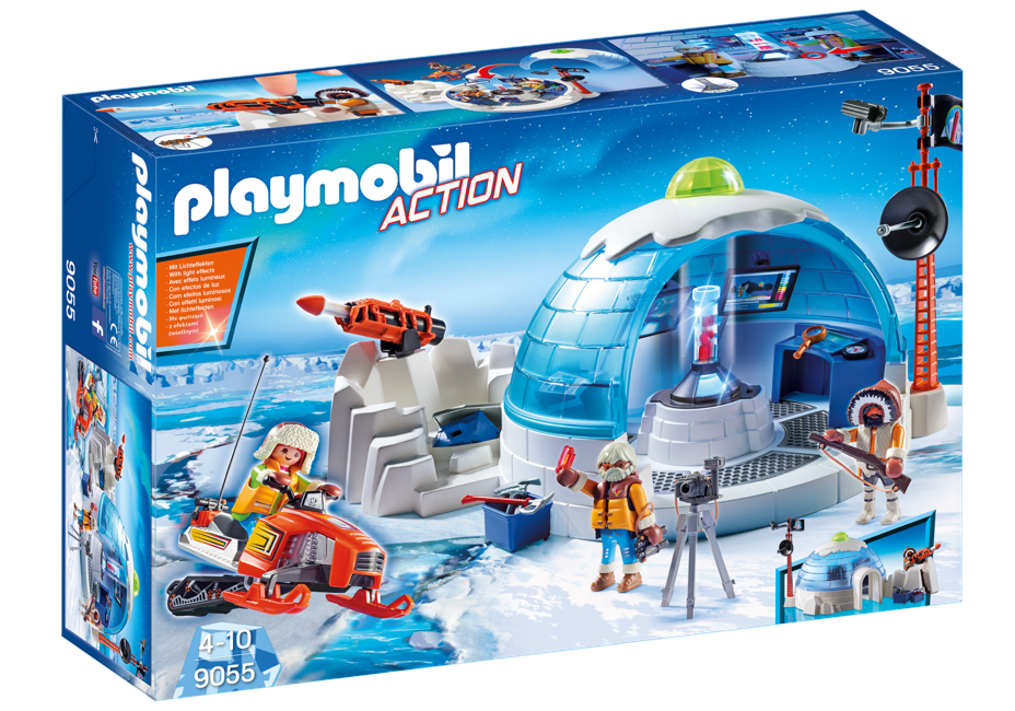 Playmobil - Polarforskernes Hovedkvarter (9055)