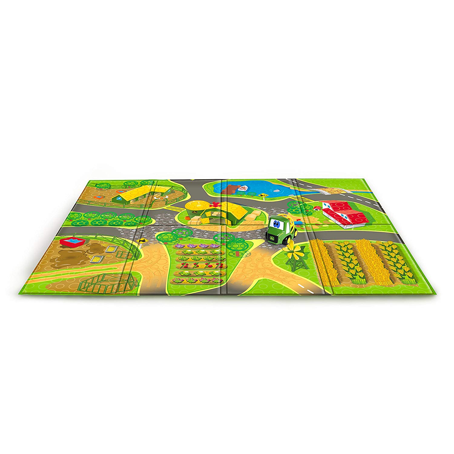 Oball - John Deere - Country Lanes Playmat and  Vehicle  (10619)