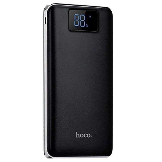Hoco B23B Triple USB Power Bank - 20000mAh - Sort