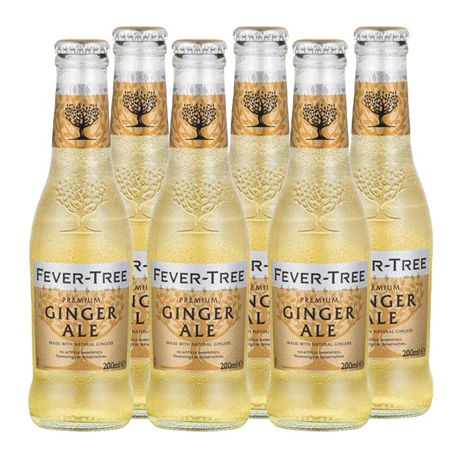​Fever-Tree - Ginger Ale 200 ml - 6 stk.