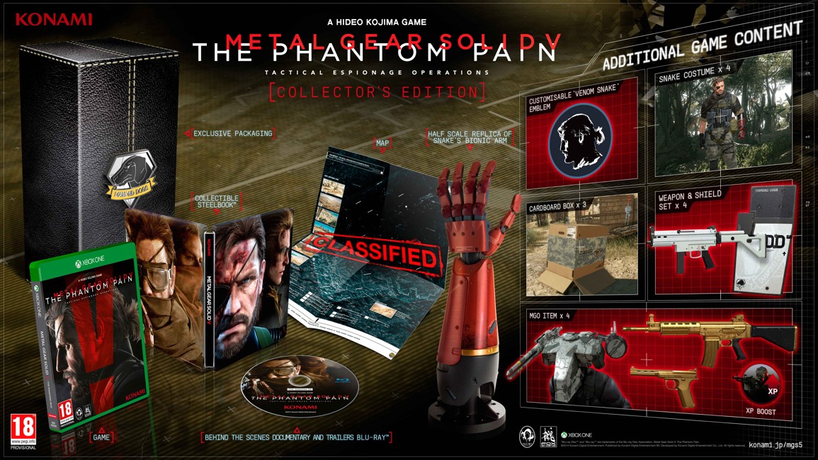 Metal Gear Solid V (5): The Phantom Pain - Collectors Edition