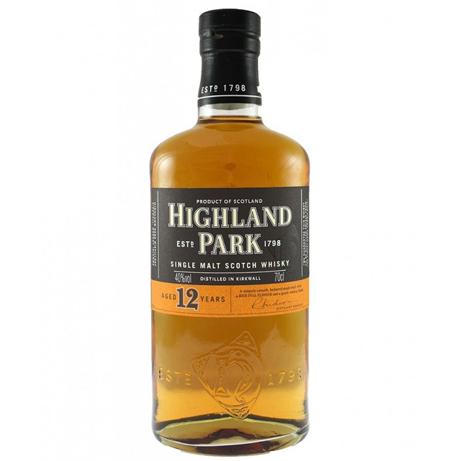 Highland Park - 12 Year Old Single Malt Whisky, 70 cl