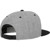 Flexfit Classic 2-Tone Snapback Cap - heather grey / black - One Size thumbnail-3