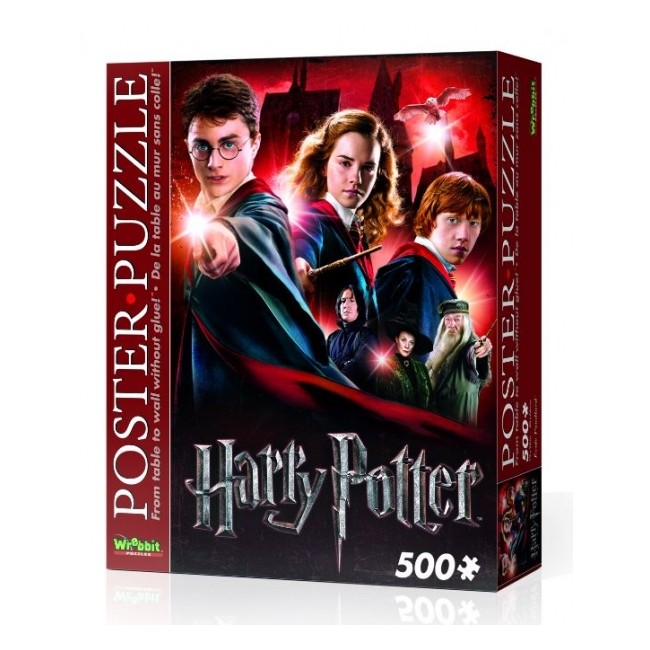 Wrebbit - Harry Potter - Poster Puslespil, 500 brikker - Hogwarts