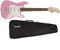 Squier By Fender - Mini V2 Stratocaster - Elektrisk 3/4 Guitar Inklusiv Gigbag (Pink) thumbnail-1