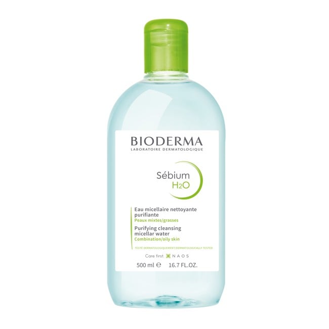 Bioderma - Sebium H2O Purifying Cleansing Micellar Solution 500ml (Short durability 31/8)