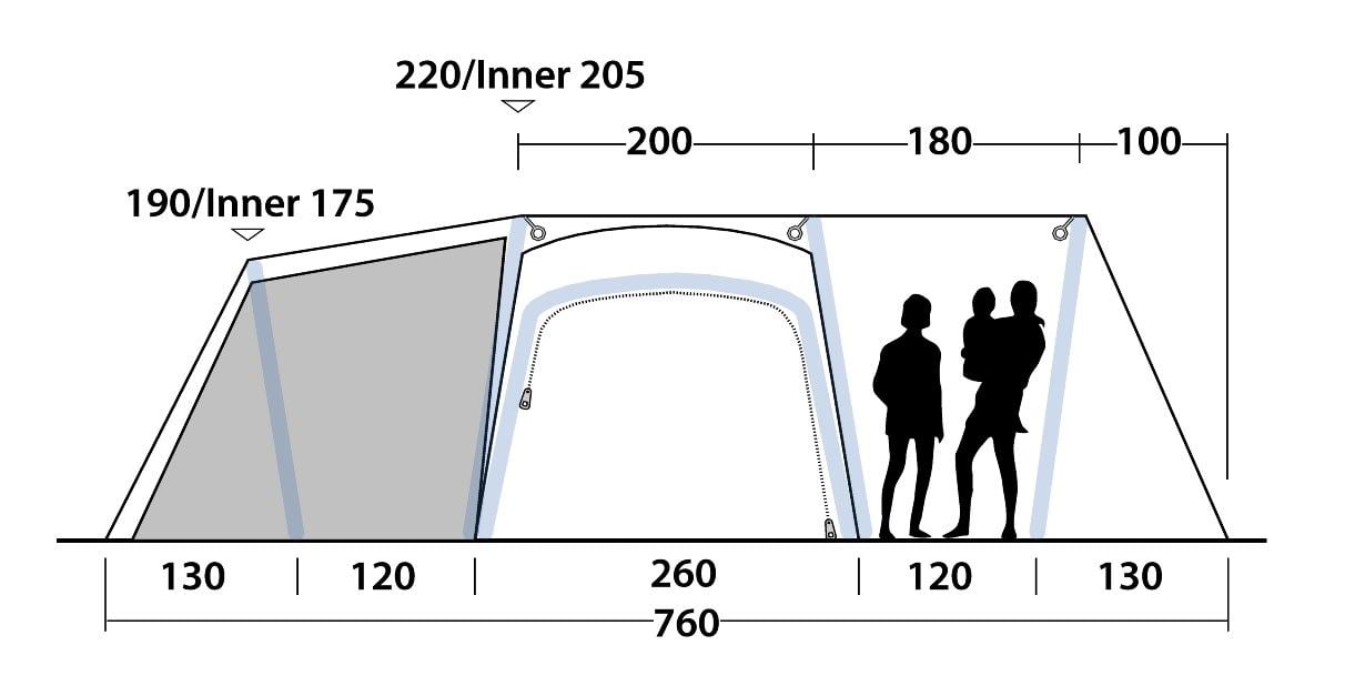 Koop Outwell Airville 4SA Tent 4 Person (111074) incl Koop Outwell Airville 4SA Tent 4 Person (111074) incl