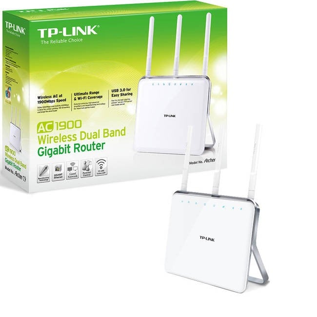 TP-LINK Archer C9 AC1900 (600+1300) Wireless Dual Band Gigabit Cable Router USB3