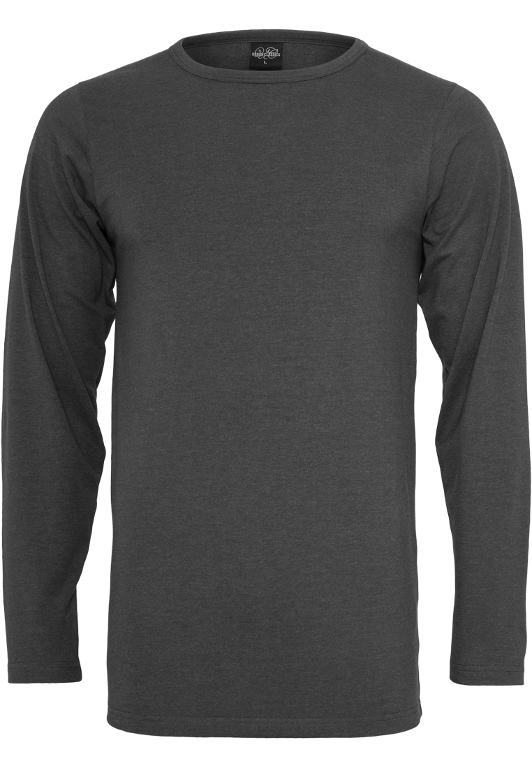 Buy Urban Classics 'Fitted Stretch L/S' T-shirt - Charcoal