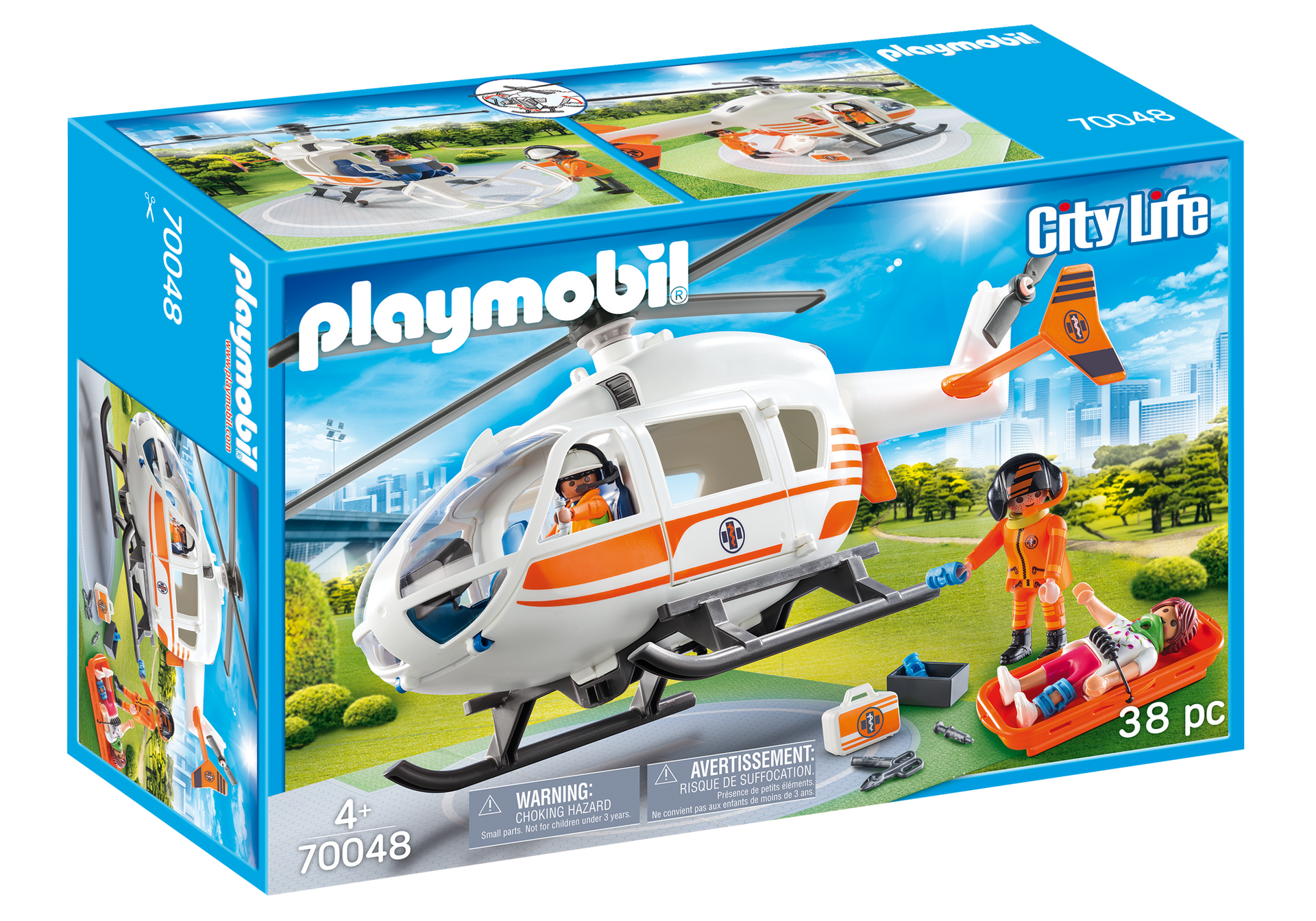 Playmobil - Rescue Helicopter (70048)