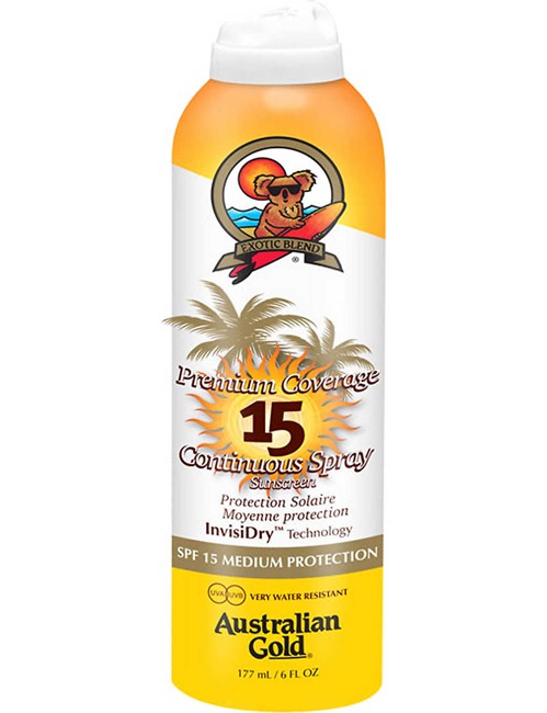 Australian Gold - Premium Coverage SPF15 Spray 177 ml