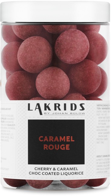 Lakrids By Johan Bülow - Caramel Rouge Regular- Karamel Overtrukket Lakrids 250 g