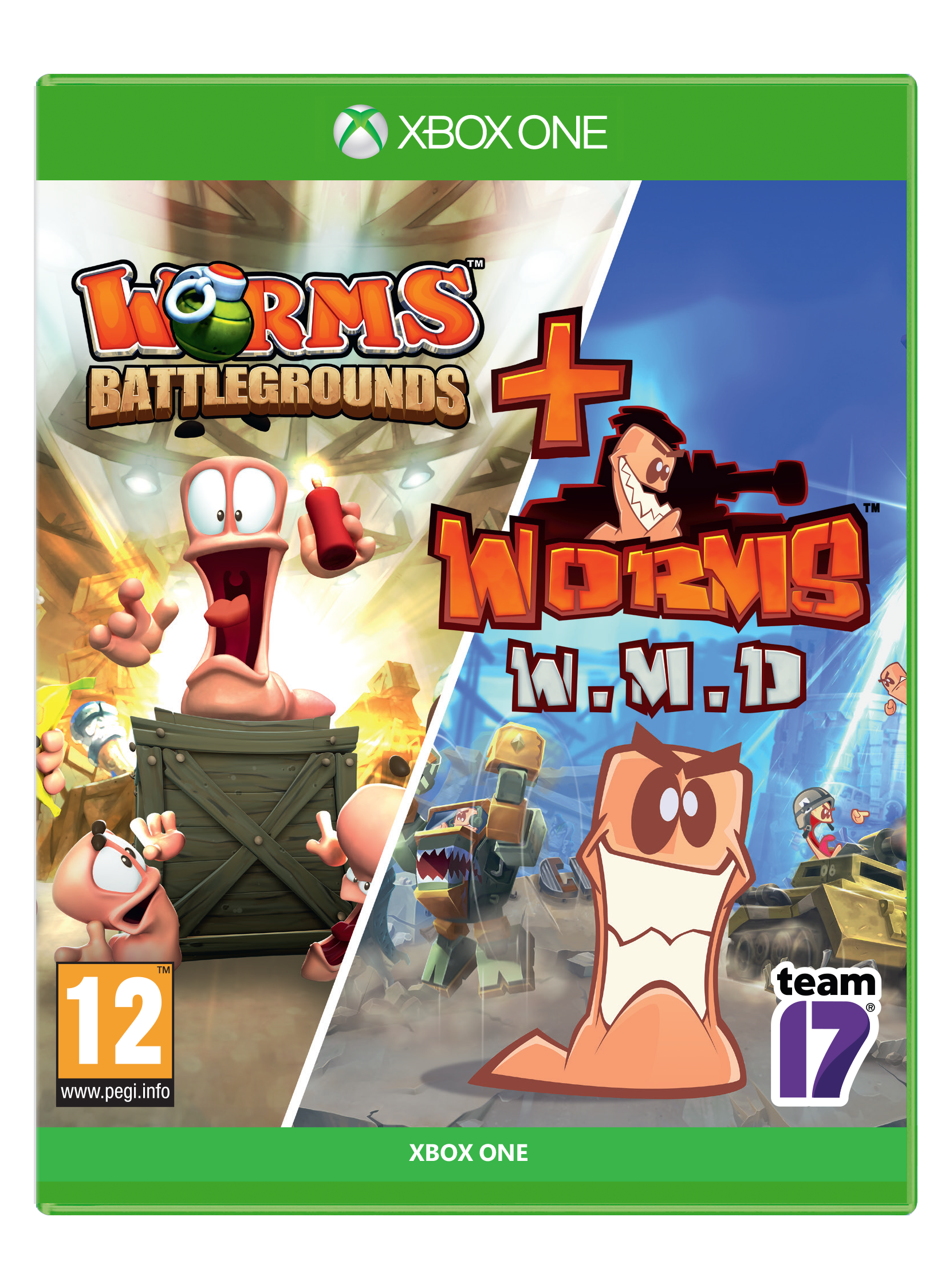 Worms Battlegrounds + Worms WMD Double Pack - Videospill og konsoller