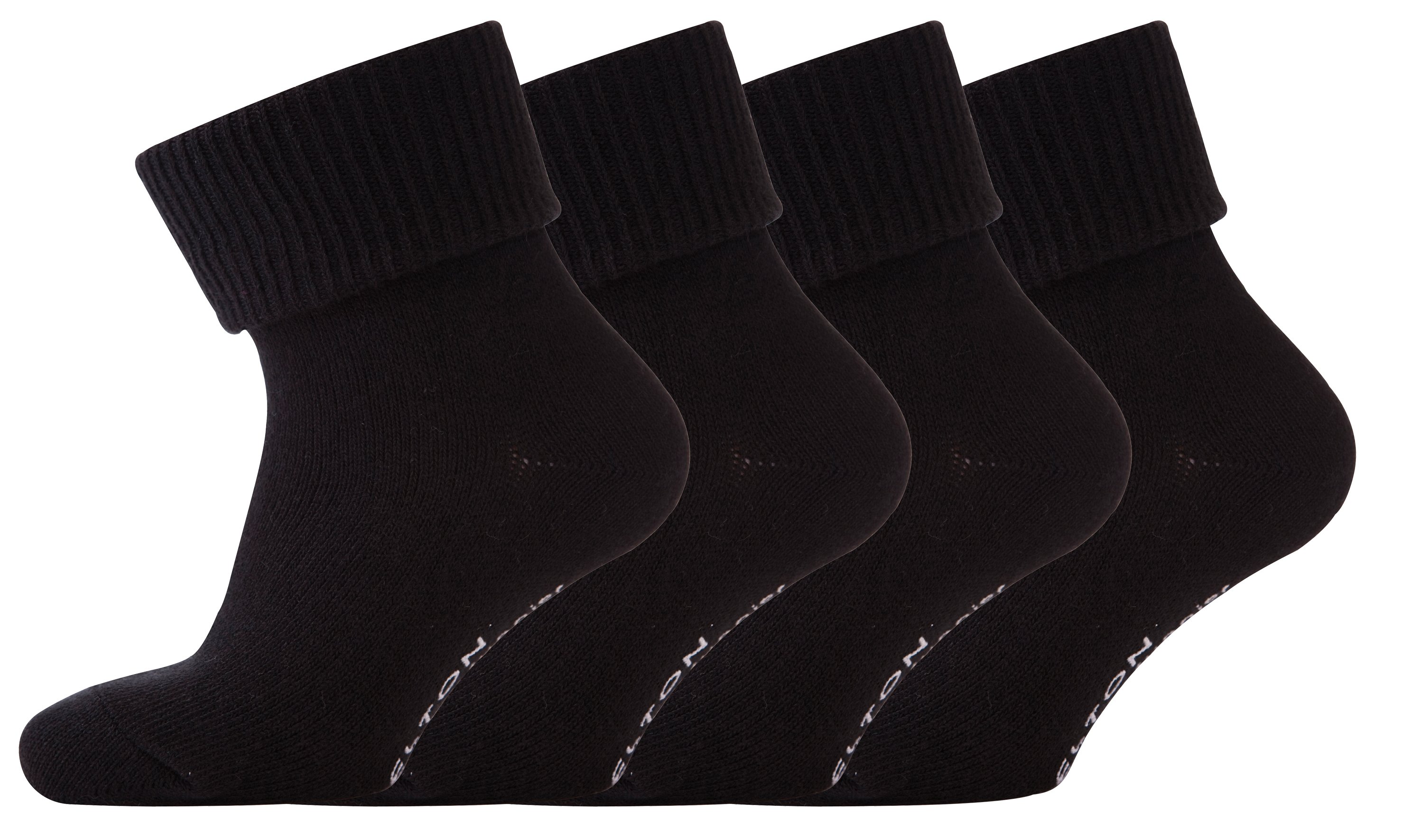Køb Melton - Sokker Ensfarvet - - Sort (600140-190)