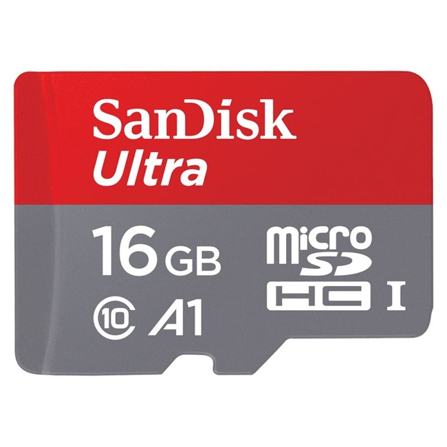 Sandisk - Micro SDHC Ultra 16GB 98MB/s UHS-I Adapt