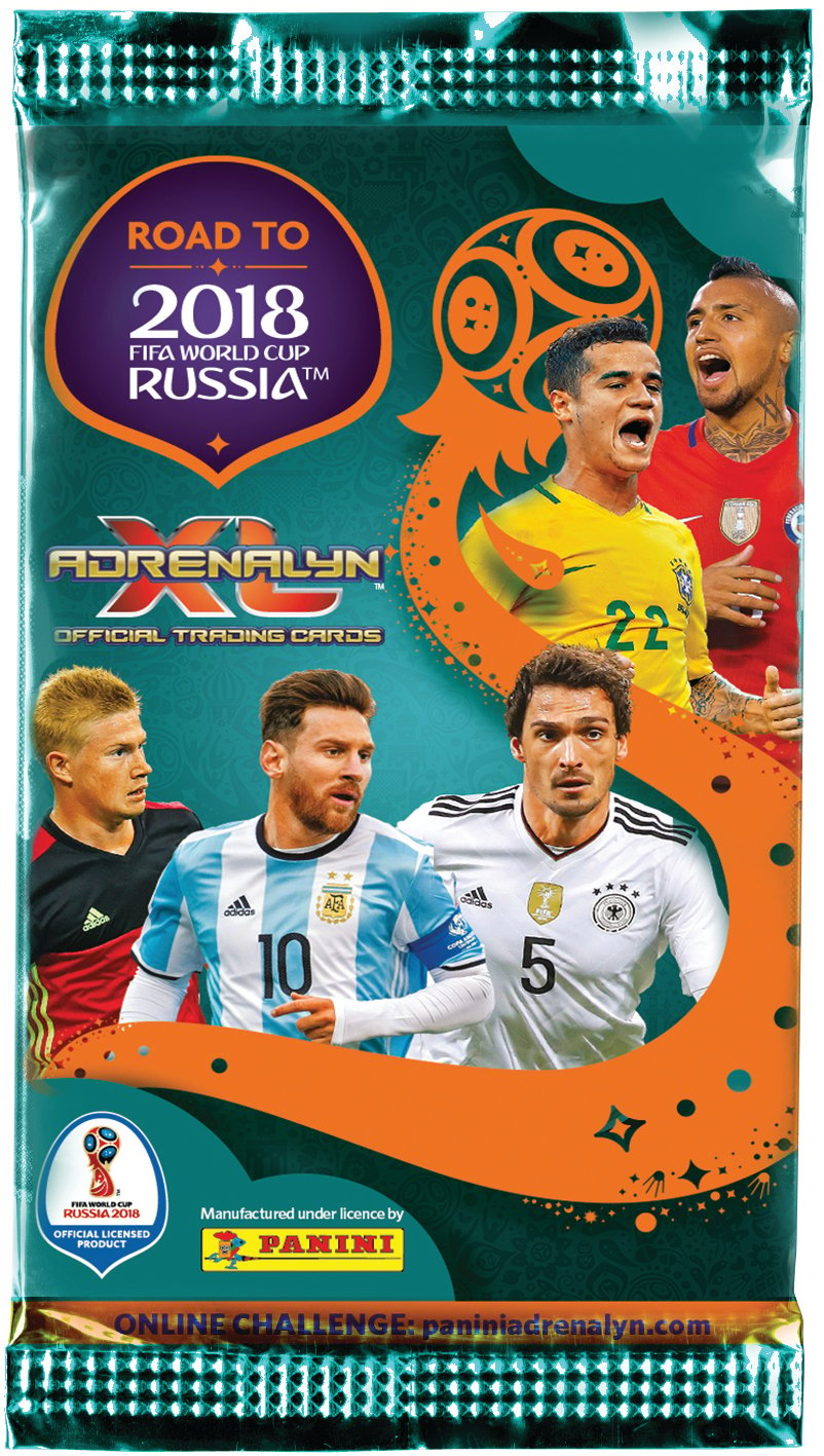 Køb Vejen til VM 2018 Fodboldkort Booster pakke