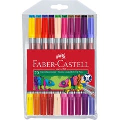 Faber-Castell - Tyk/Tynd tusser, 20 stk (151119)