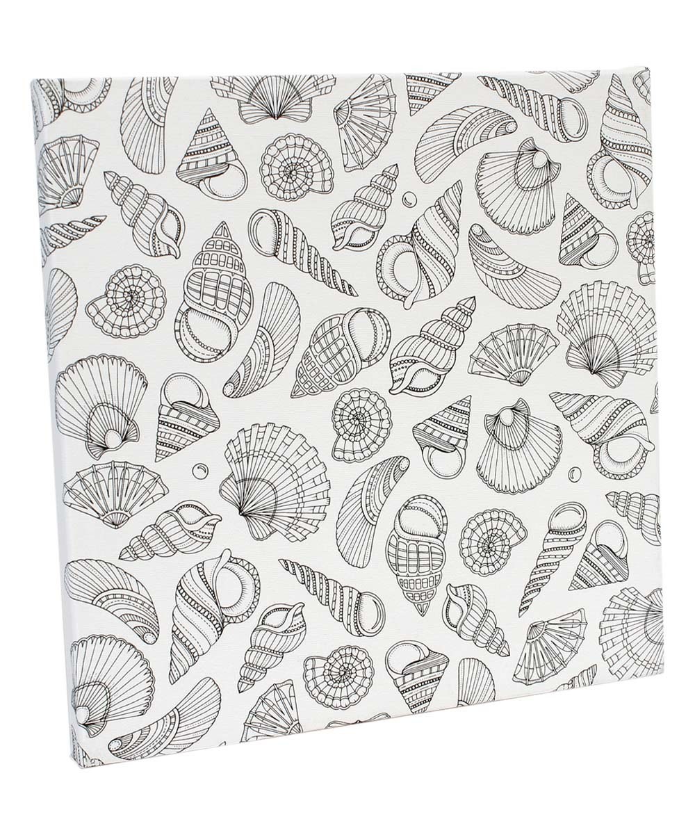Buy Johanna Basford Coloring Canvas Seashells