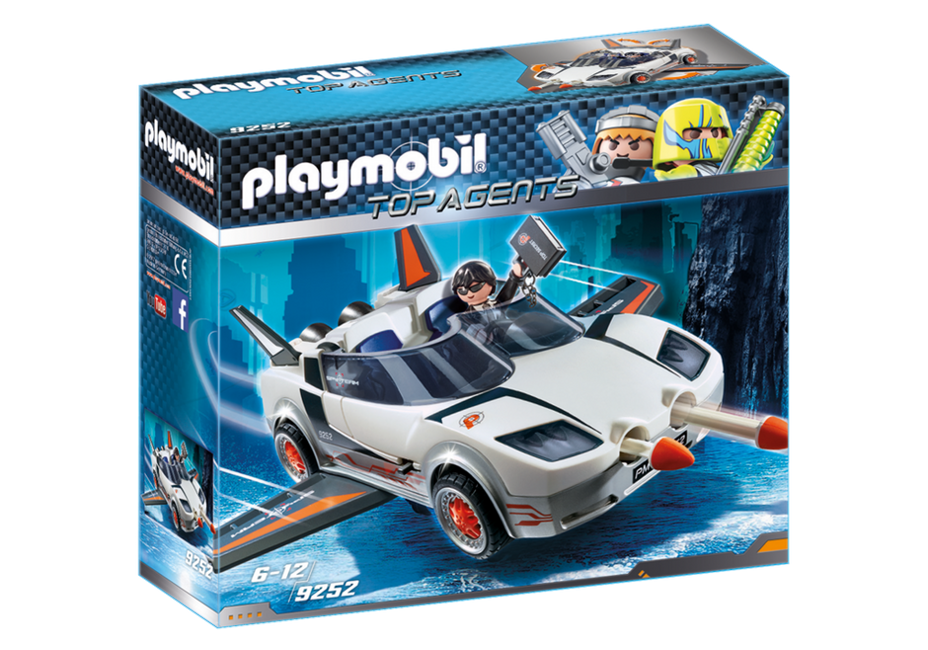 Playmobil - Agent P. med Spion Racer (9252)