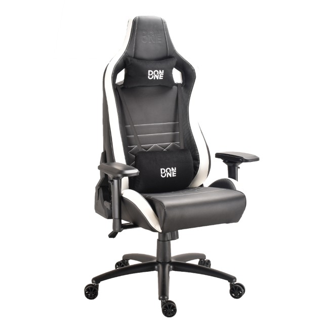 DON ONE - Gambino Gaming Chair Black/White/Carbon