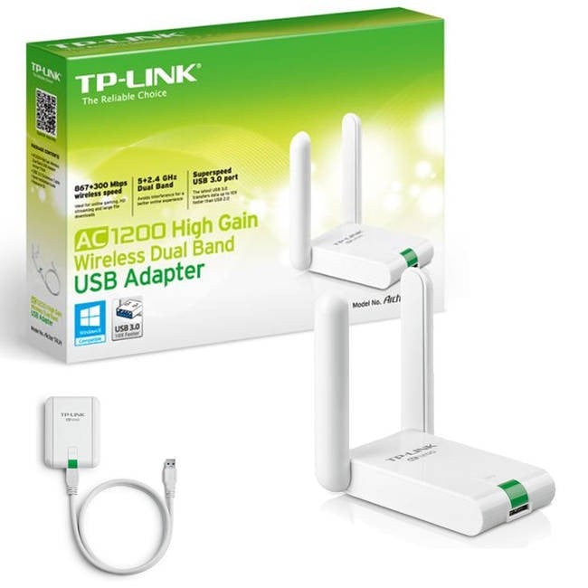 TP-LINK Archer T4UH (867+300) High Gain Wireless Dual Band WIFI USB 3.0 Adapter