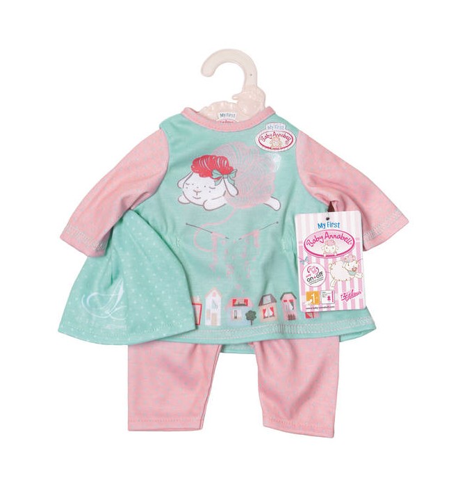 My First Baby Annabell - Rose and mint Baby Outfit (700570)