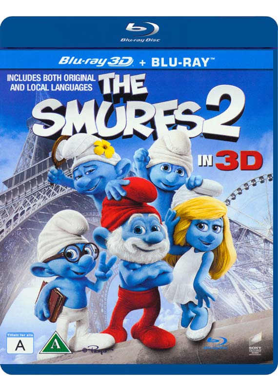 The Smurfs 2/Smølferne 2 (3D Blu-Ray) - Filmer og TV-serier