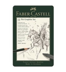 Faber-Castell - Set Pitt Graphite tin of 11 (112972)