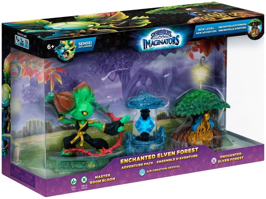 Skylanders Imaginators Adventure Pack - Enchanted Elven Forest, Air crystal and Master Boom Bloom
