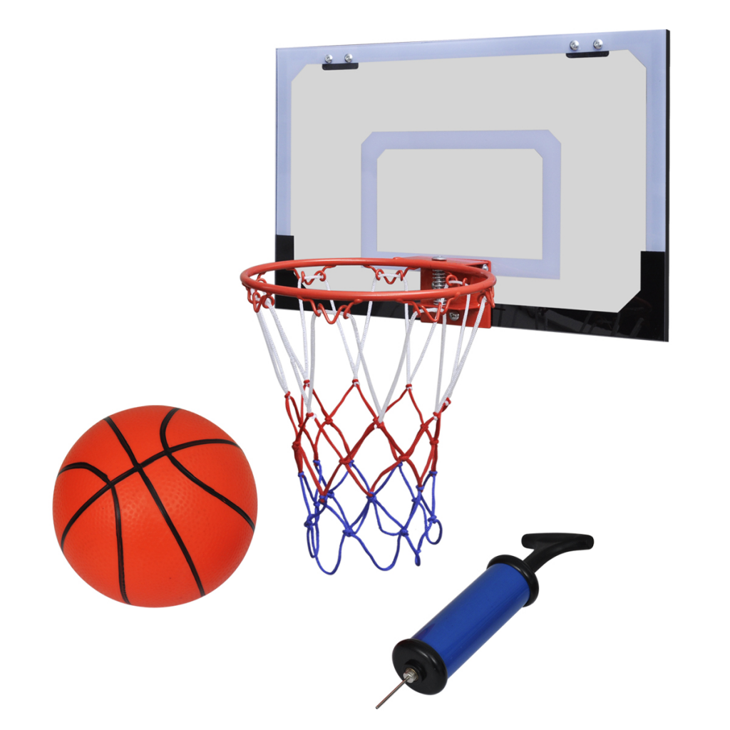 Indoor Mini Basketball Gift Set Includes Ball Pump Hoop 