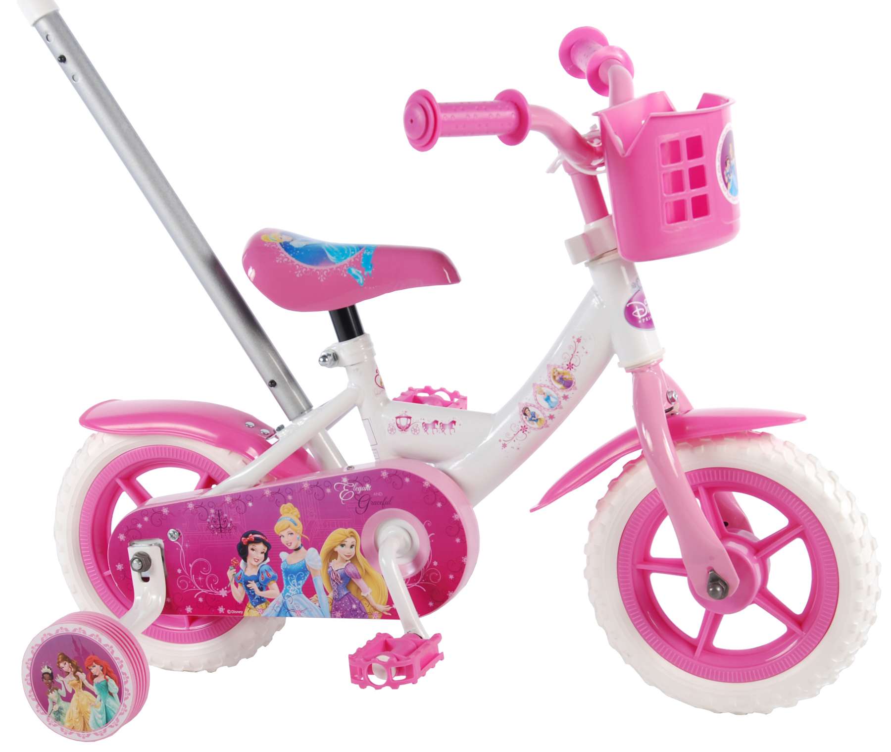Bike 10 " Princess Disney girl kid bicycle 10 inch New Parent Handle 